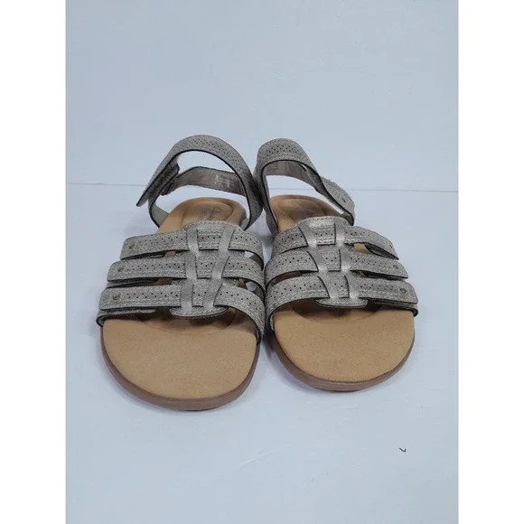 Clarks Womens Elizabelle Kay Beige  Casual  Sandals Shoes Women Sz 8 - Picture 4 of 12